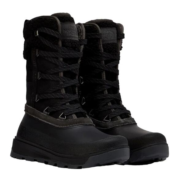 The North Face Womens Shellista V Mid Winter Boots US 10 Black WP Insulated NIB - Picture 1 of 11